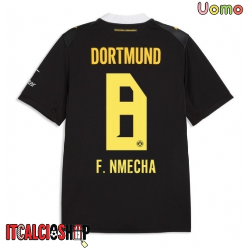 Borussia Dortmund Felix Nmecha #8 Seconda Maglia 2026-27 Manica Corta
